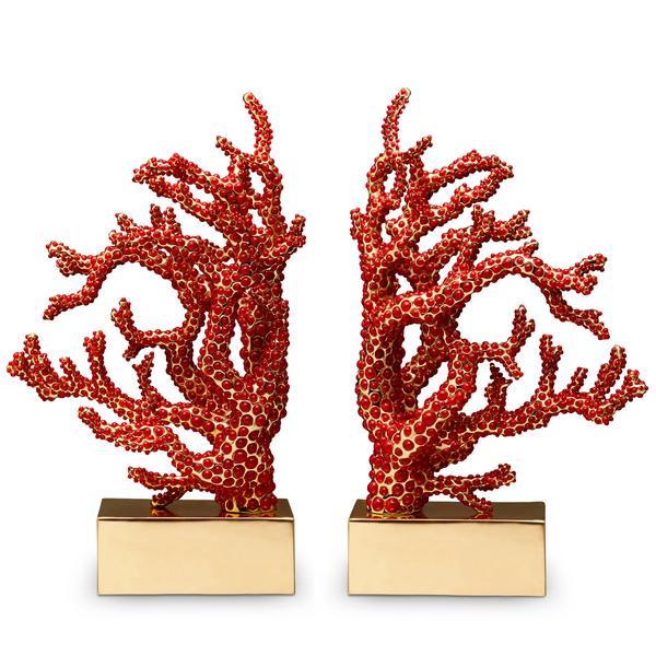 Coral Bookend by L'Objet