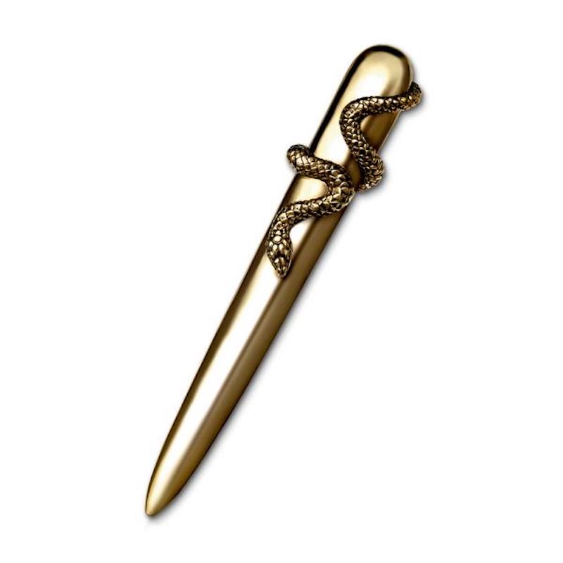 Snake Gold Letter Opener by L'Objet