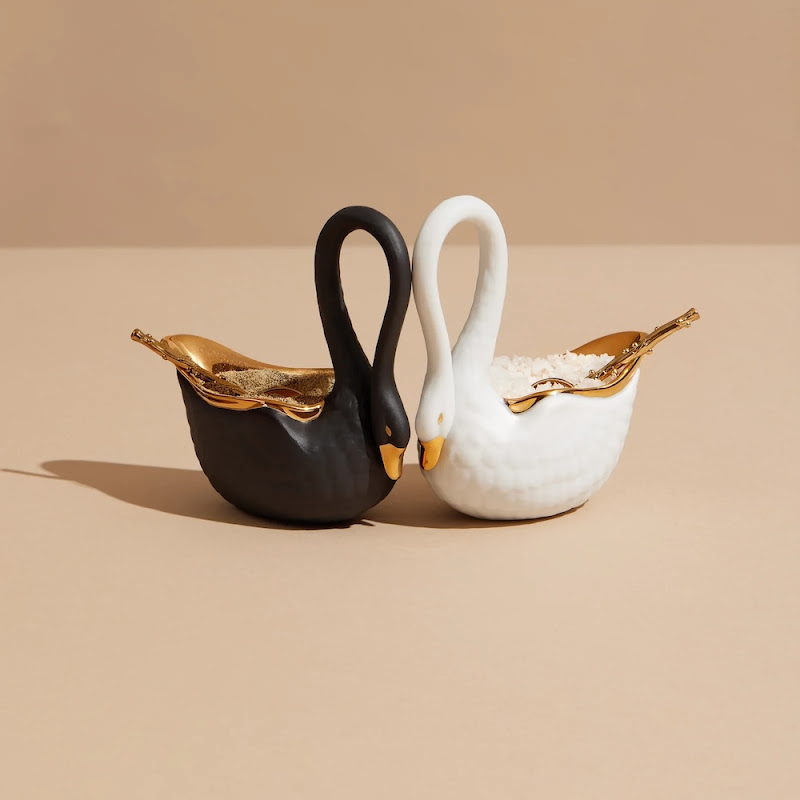 Salt Cellar 'Swan' by L'Objet