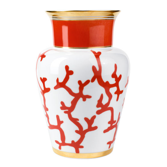 Cristobal Rouge Vase by Raynaud