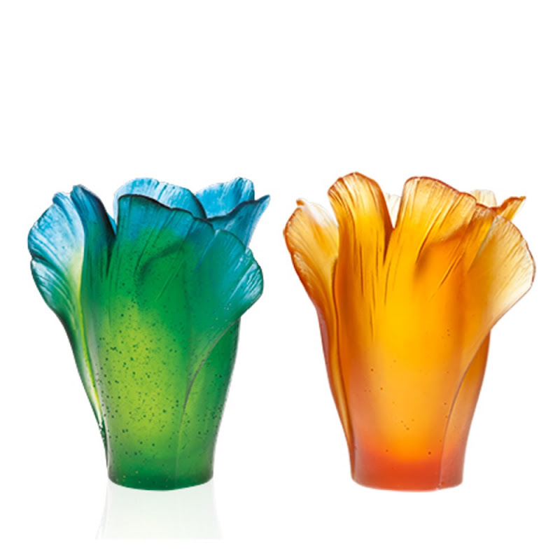 Ginko Vases Medium by Daum