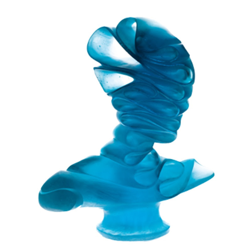 Sculptuur "Masque de Verre" by Daum