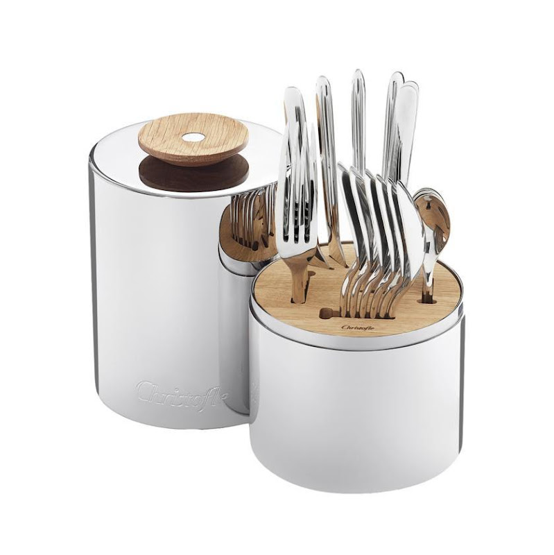 Essentiel 24-piece cutlery set by Christofle