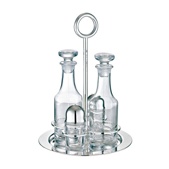 Vertigo Oil & Vinegar Cruet Set by Christofle
