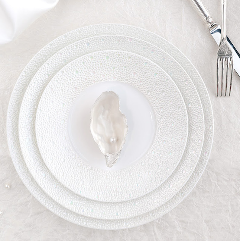 Ecume Pearl by Bernardaud