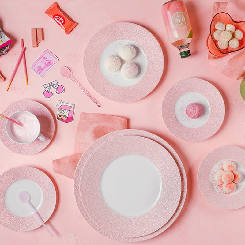 Ecume Pink by Bernardaud