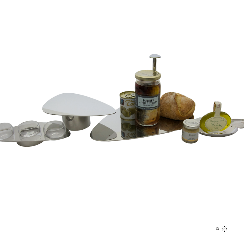 Snack Set "Nuages", 5 pieces by Ercuis
