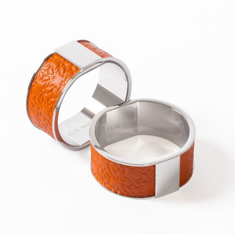 Napking Ring, set of 2 "Elie Saab Monogram" by Giobagnara x Elie Saab