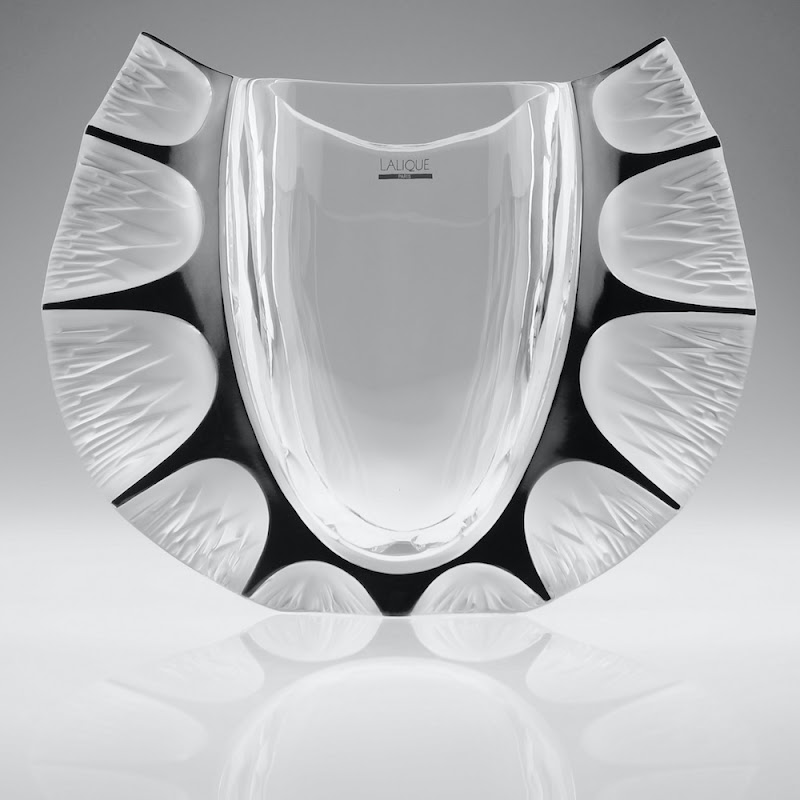 Vaas "Chardon Emaille". Genummerde oplage! by Lalique