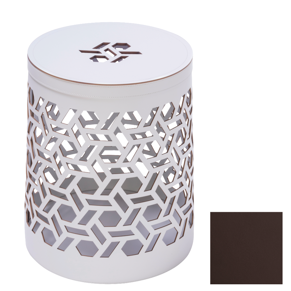 Basket round with lid 'Vienna' by Rudi