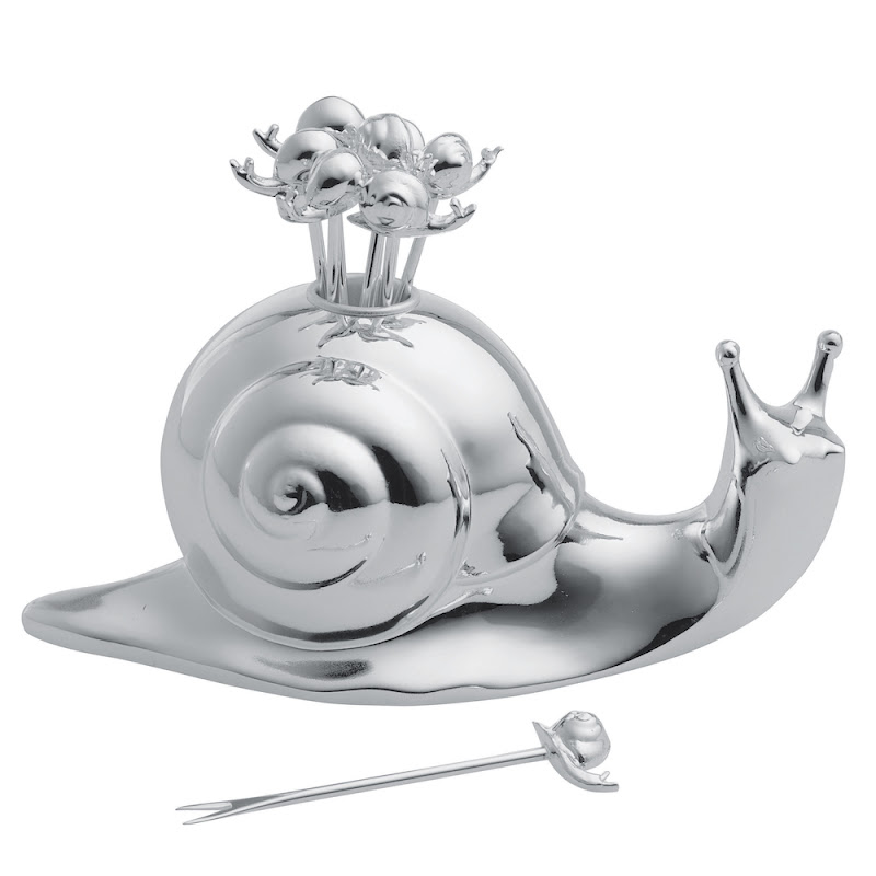 Tuileries Snail Set by Ercuis