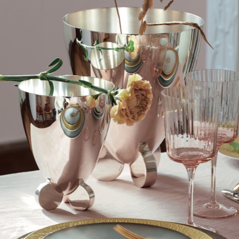 Galet Champagne cooler & Ice Bucket by Ercuis