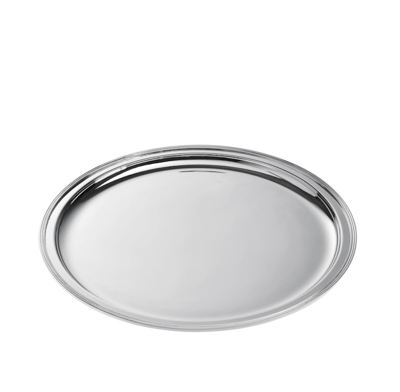 Rencontre round serving trays by Ercuis