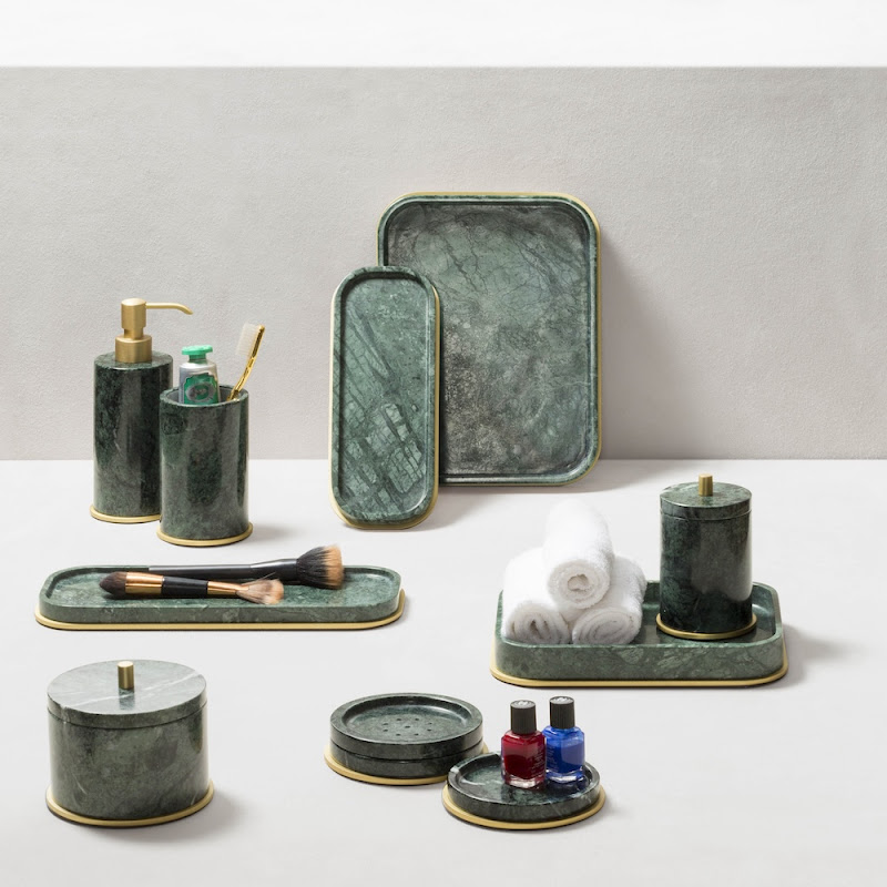 Bathroom Accessories "Positano Marble" by Giobagnara