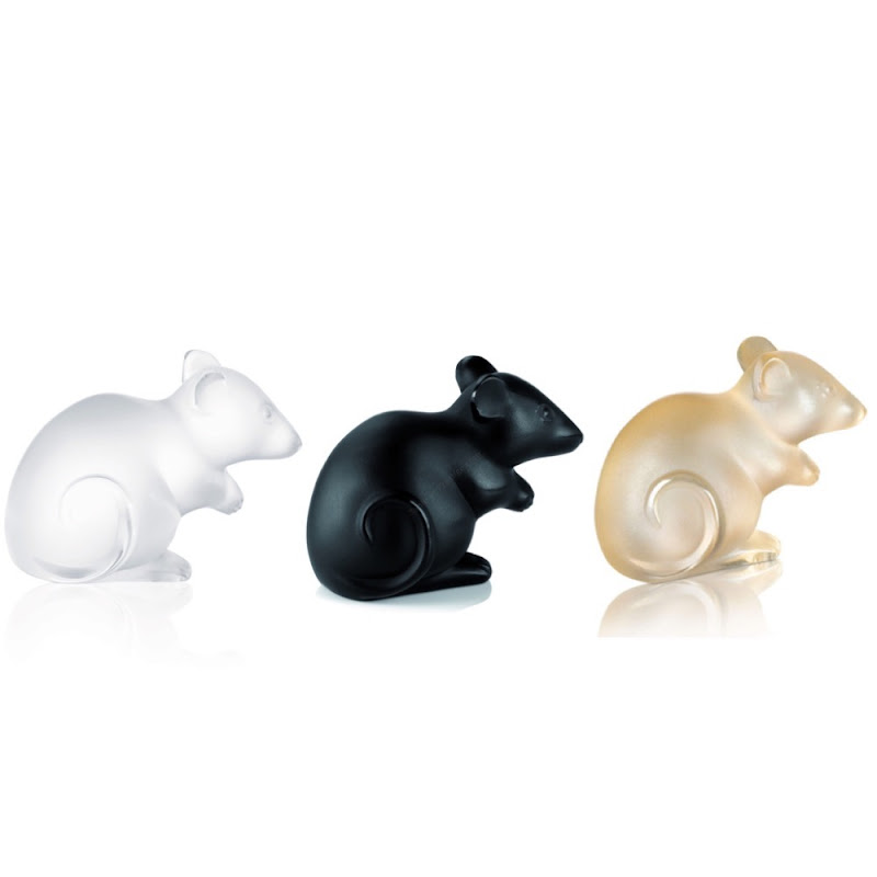 Sculpture 'Small Mice' by Lalique