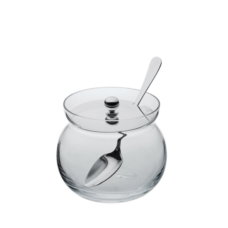Jam pot with spoon "Héritage" by Ercuis