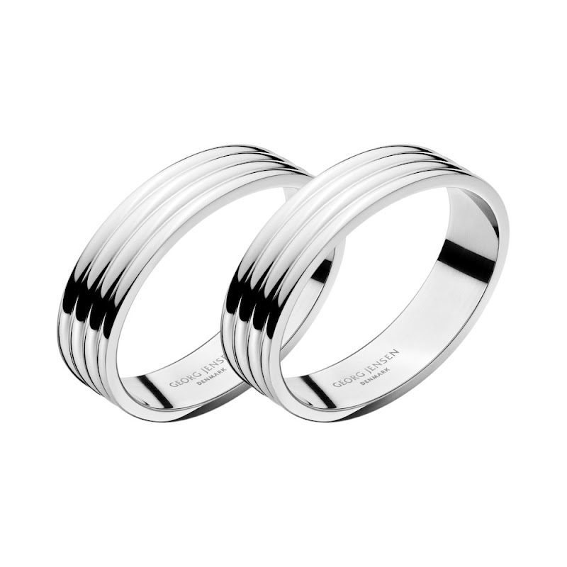 "Bernadotte" Napkin Rings by Georg Jensen