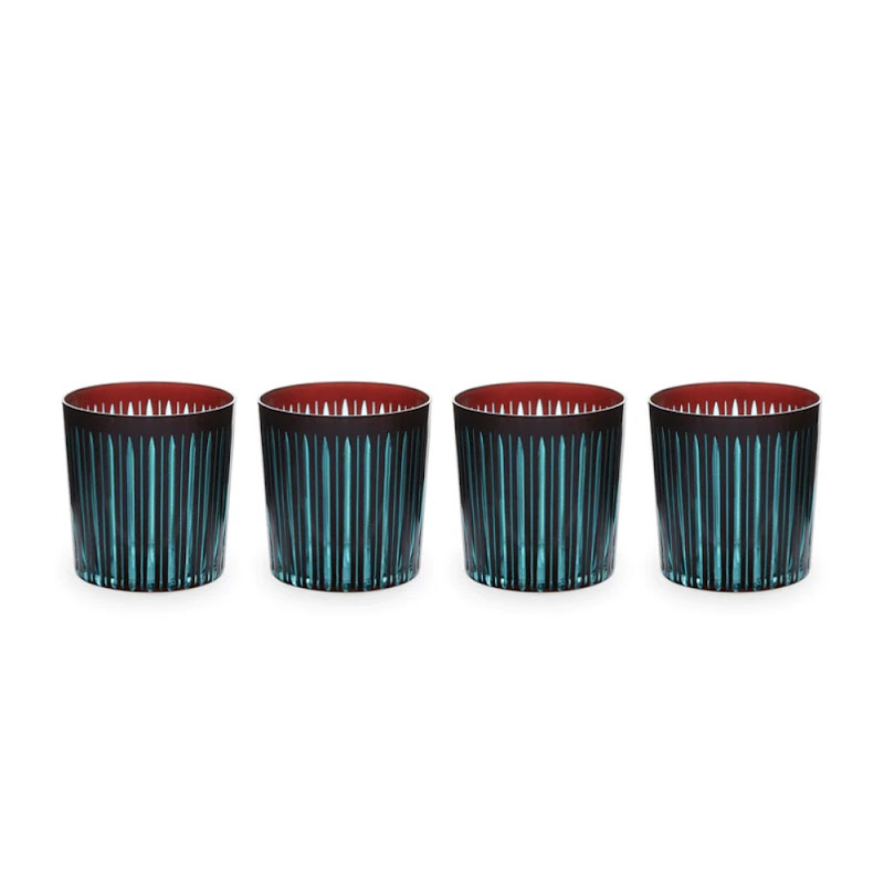 Prism Bordeaux Set van 4 Whiskyglazen by L'Objet