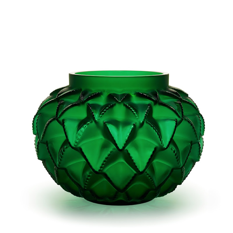 Vaas "Languedoc", Groen by Lalique