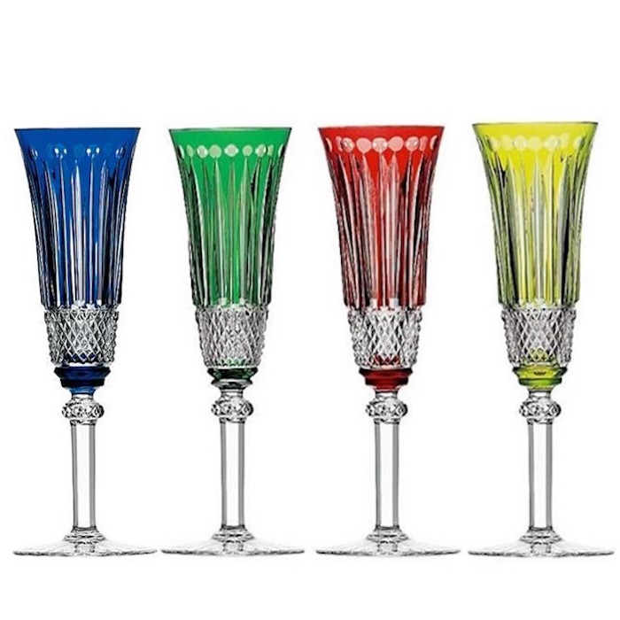 Tommy Champagne Flutes by Saint Louis