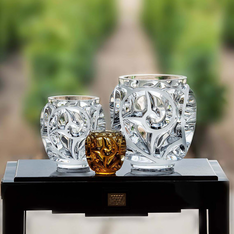 Vases 'Tourbillons' by Lalique