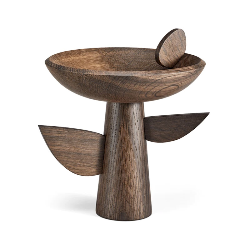 Leaf Bowl on Stand "Kelly Behun" by L'Objet