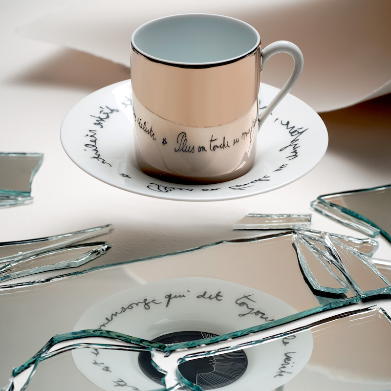 Mocca Cup and Saucer "Jean Cocteau" by Raynaud
