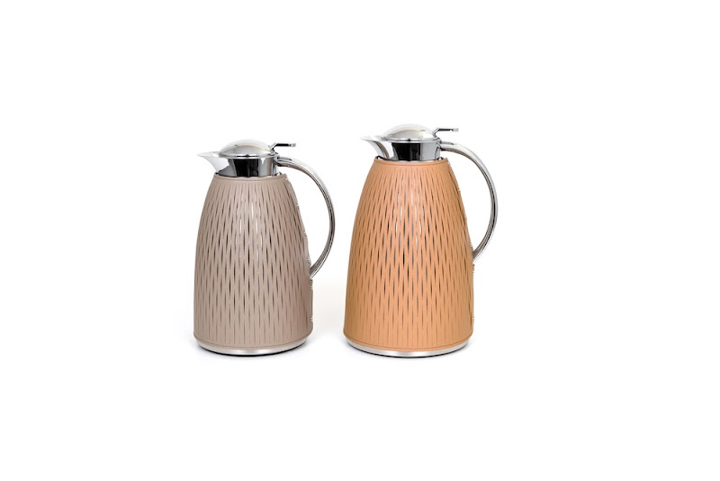Thermos kan "Janine" met glazen inzet by Pinetti