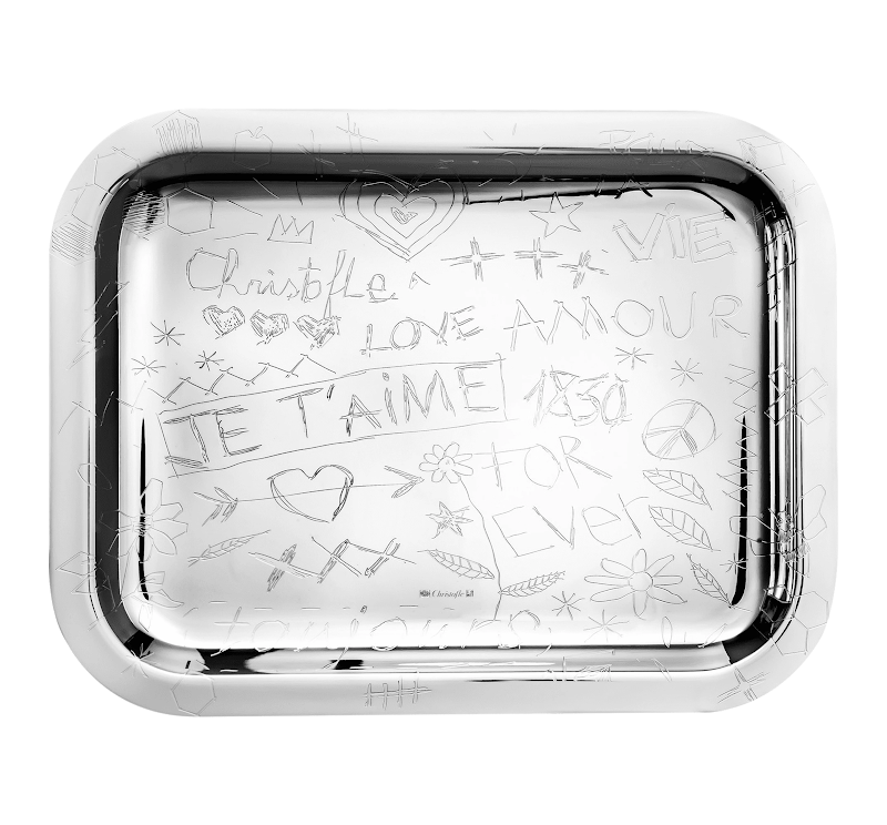 Graffiti Dienbladen by Christofle