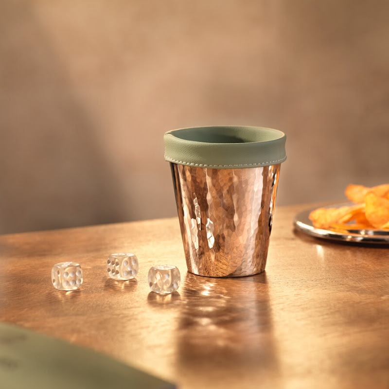 Martelé Dobbelsteenbeker by Robbe & Berking