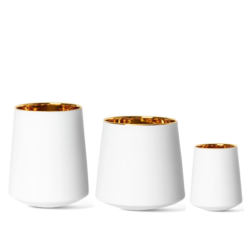 Grand Cru Gold Satin White by Sieger by Fürstenberg