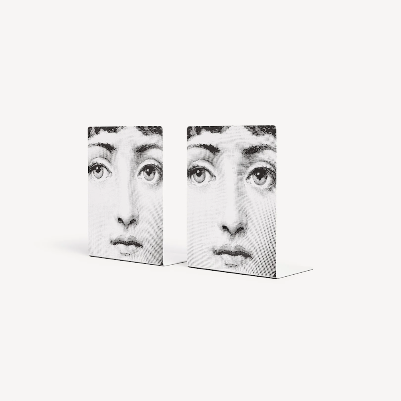 Bookends 'Viso' by Fornasetti