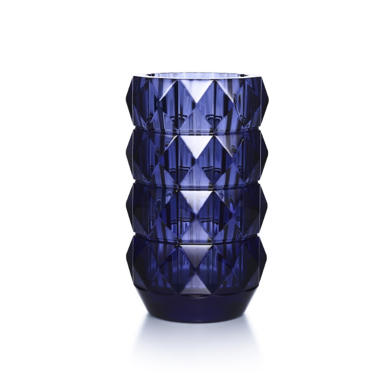 Vase Round "Louxor" Midnight Blue by Baccarat