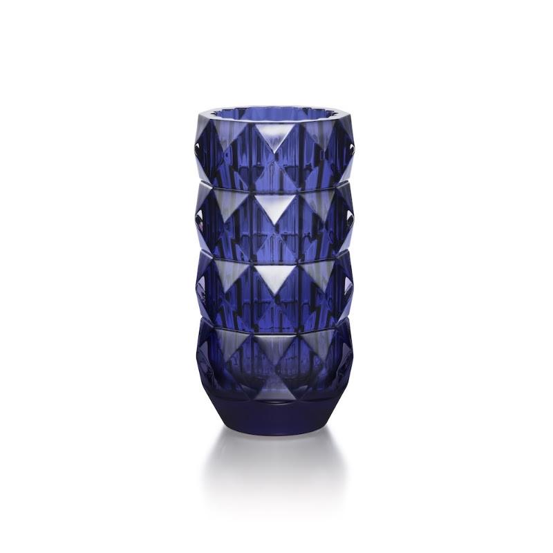 Vase Round "Louxor" Midnight Blue by Baccarat