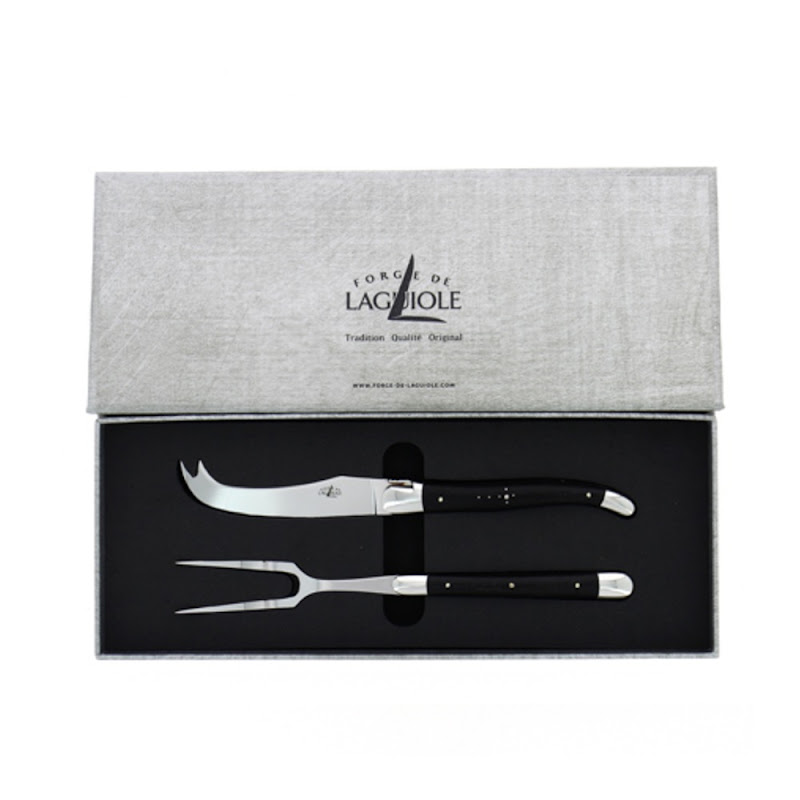 Cheese set 'Ebony' by Forge de Laguiole