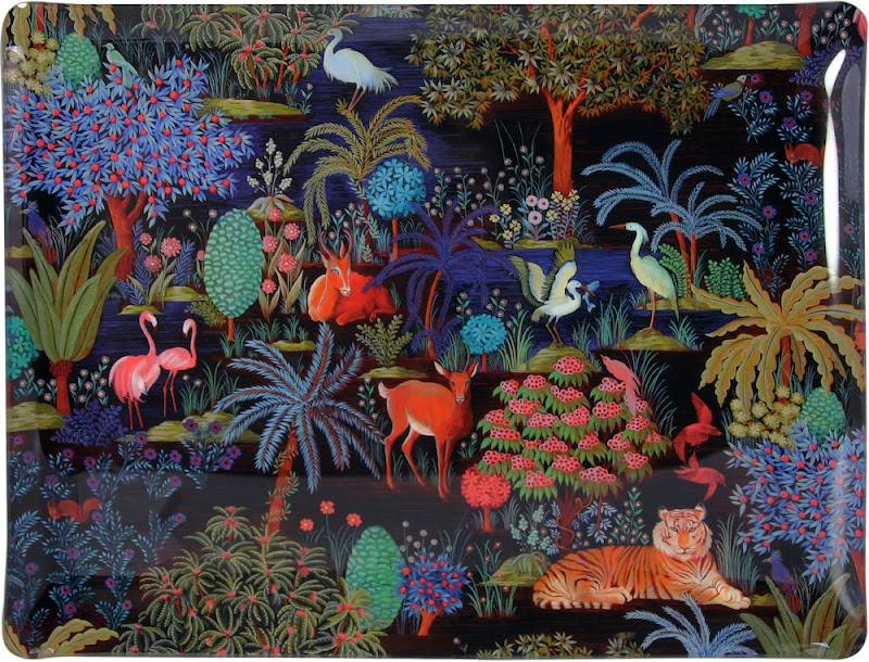 Serving tray "Le Jardin du Palais" by Gien