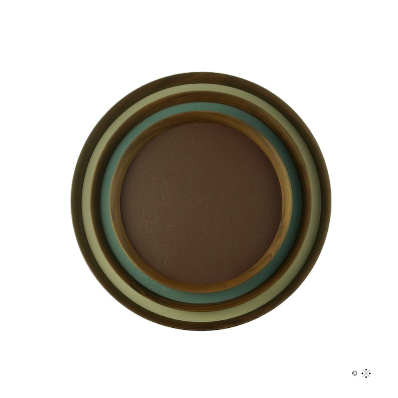 Tray Round by Giobagnara x Poltrona Frau