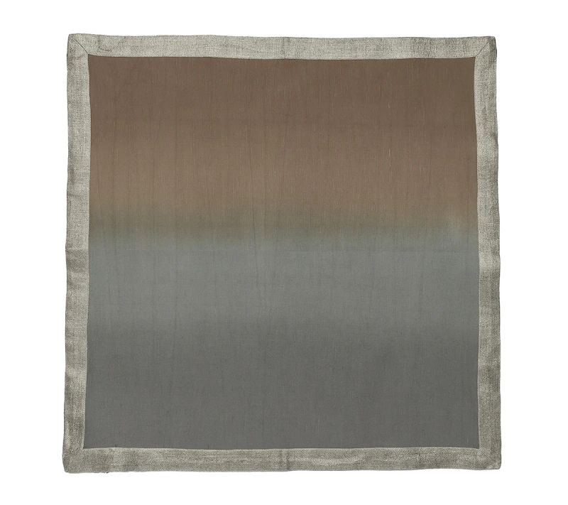 Napkin 'Dip Dye' beige/taupe/grey by Kim Seybert