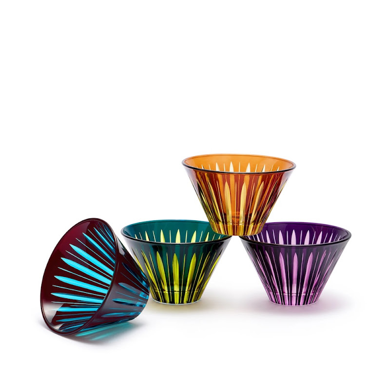 Prism Set of 4 Condiment bowl Assorted by L'Objet