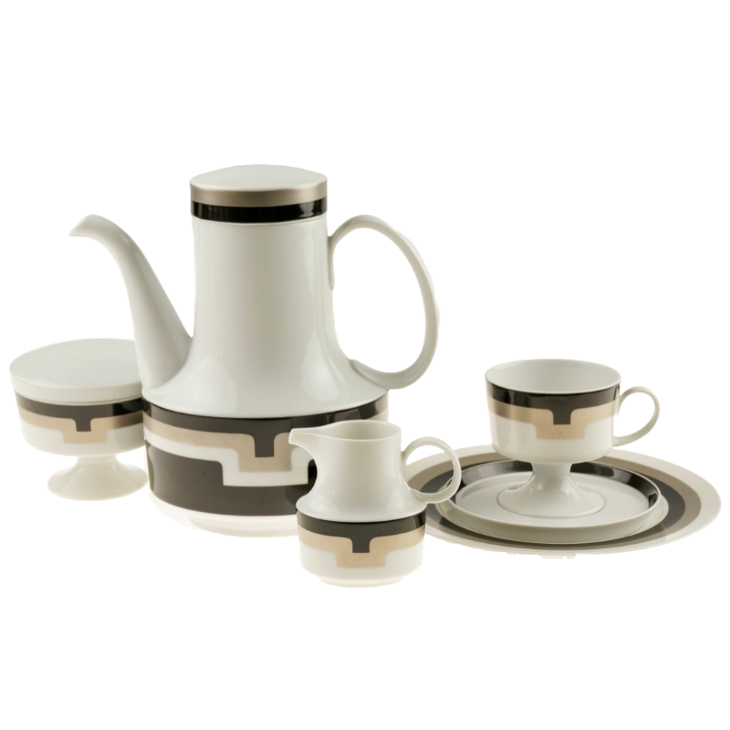 Coffee/ tea set "Composition Limes" by Rosenthal