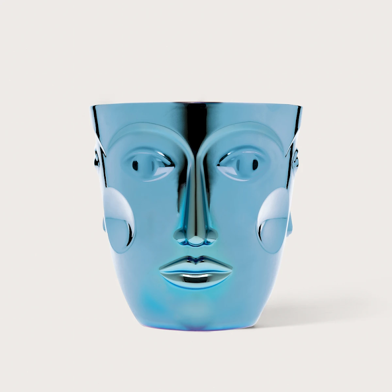 Champagne cooler "Faces" Blue by Sieger by Fürstenberg