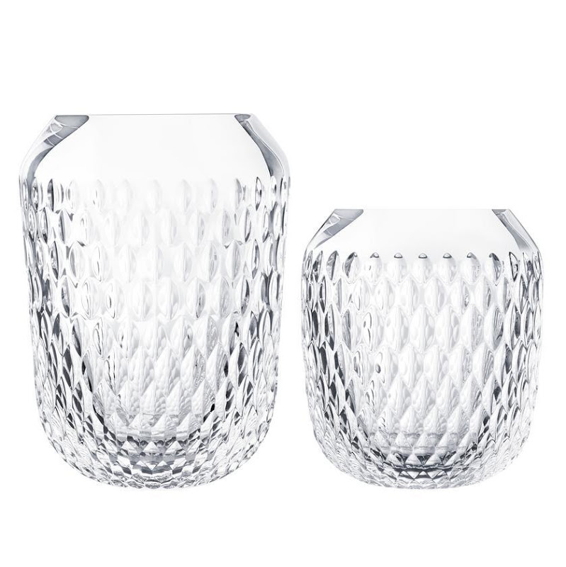 Folia Vases Clear by Saint Louis