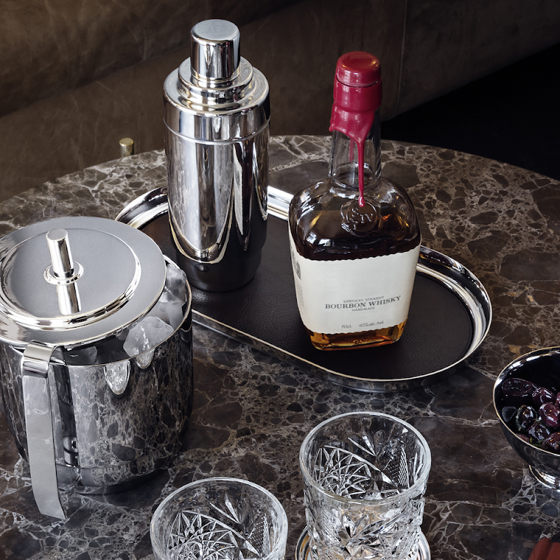 "Manhattan" Cocktail Tray by Georg Jensen