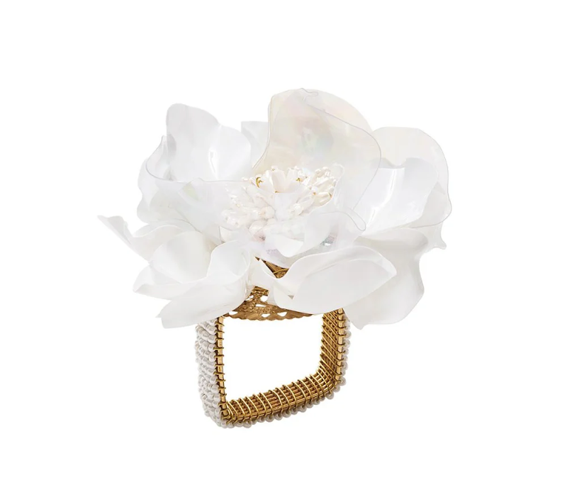 Napkin Ring  'Gardenia' by Kim Seybert