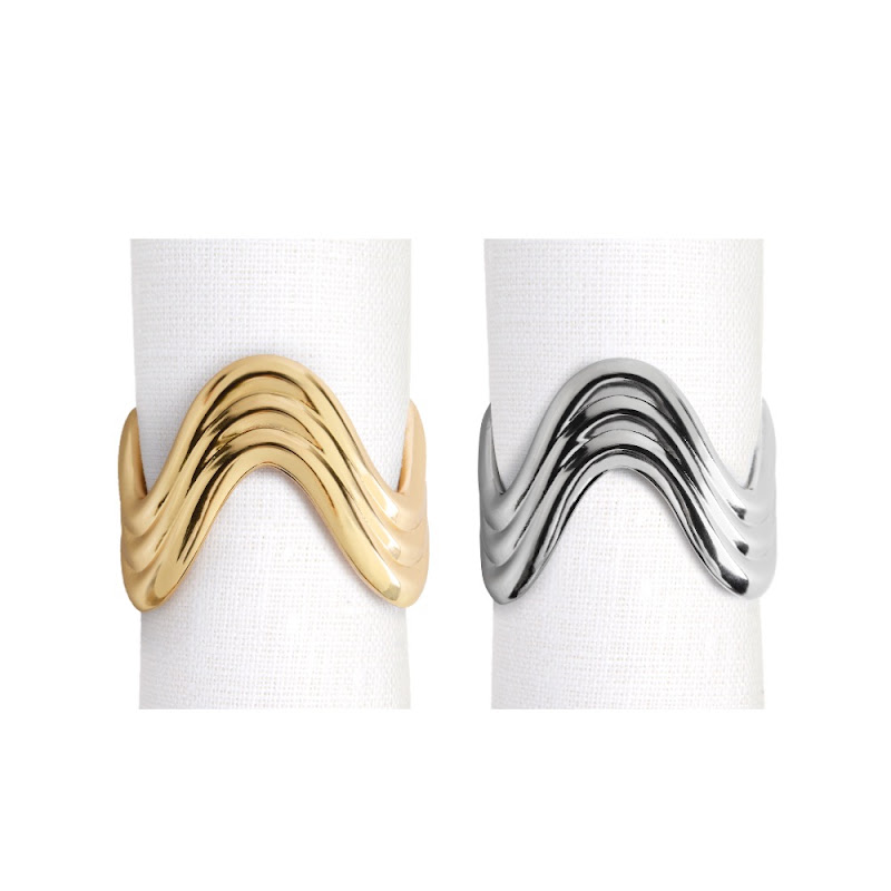 Napkin Ring "Ripple" by L'Objet