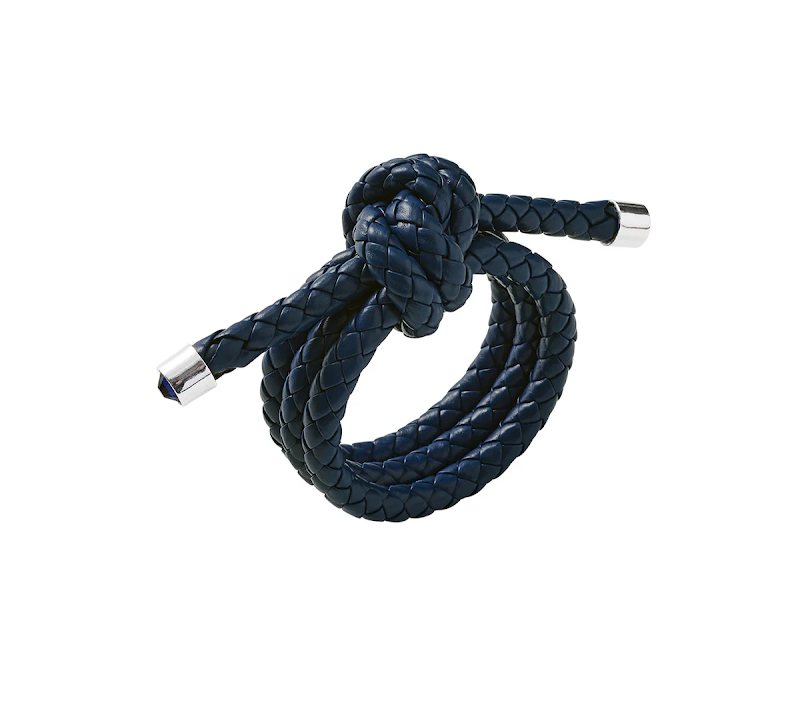 Servetring 'Robe Knot' blue by Kim Seybert